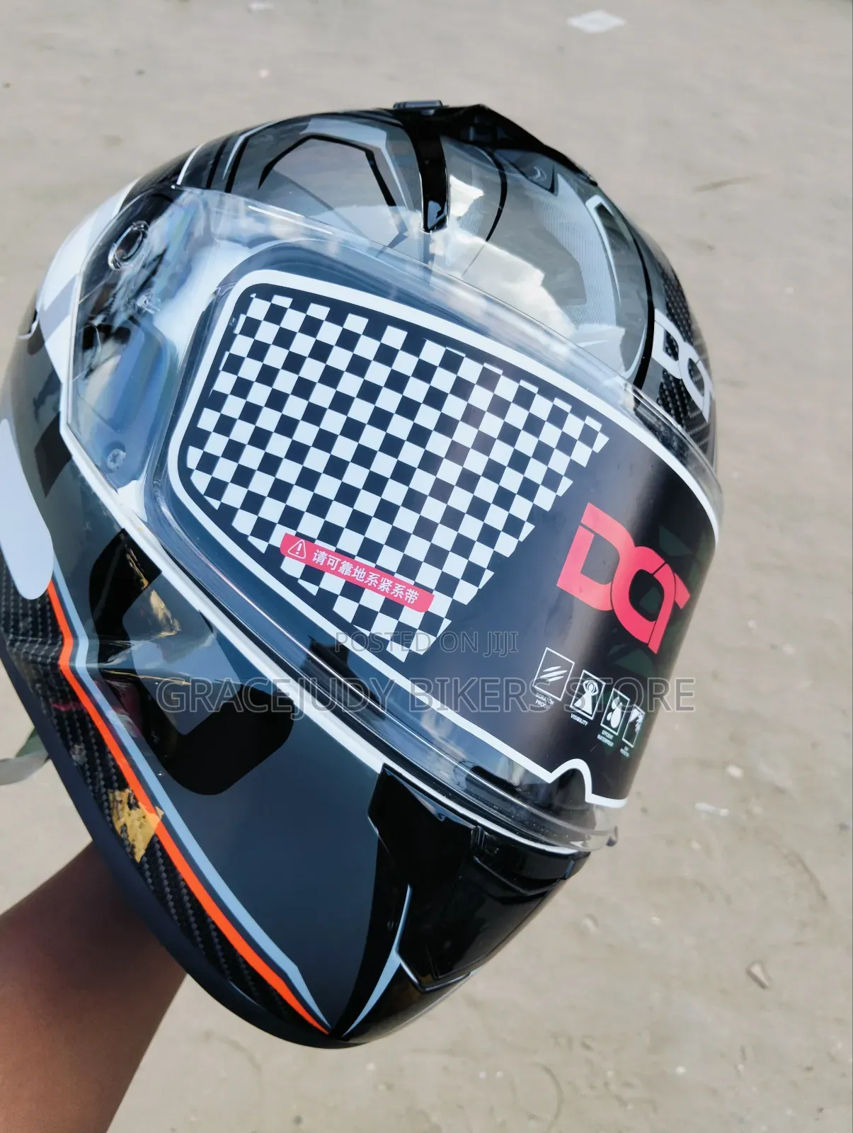 Dot Flip Up Helmet