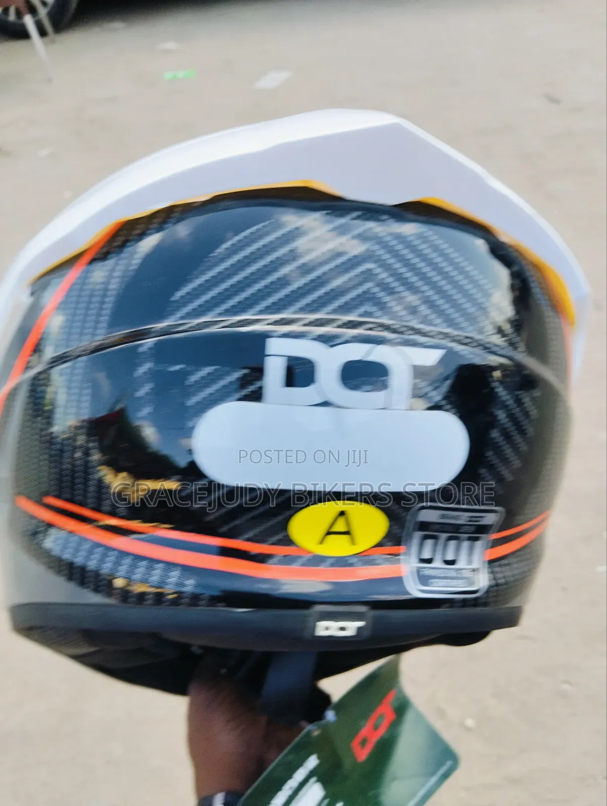 Dot Flip Up Helmet