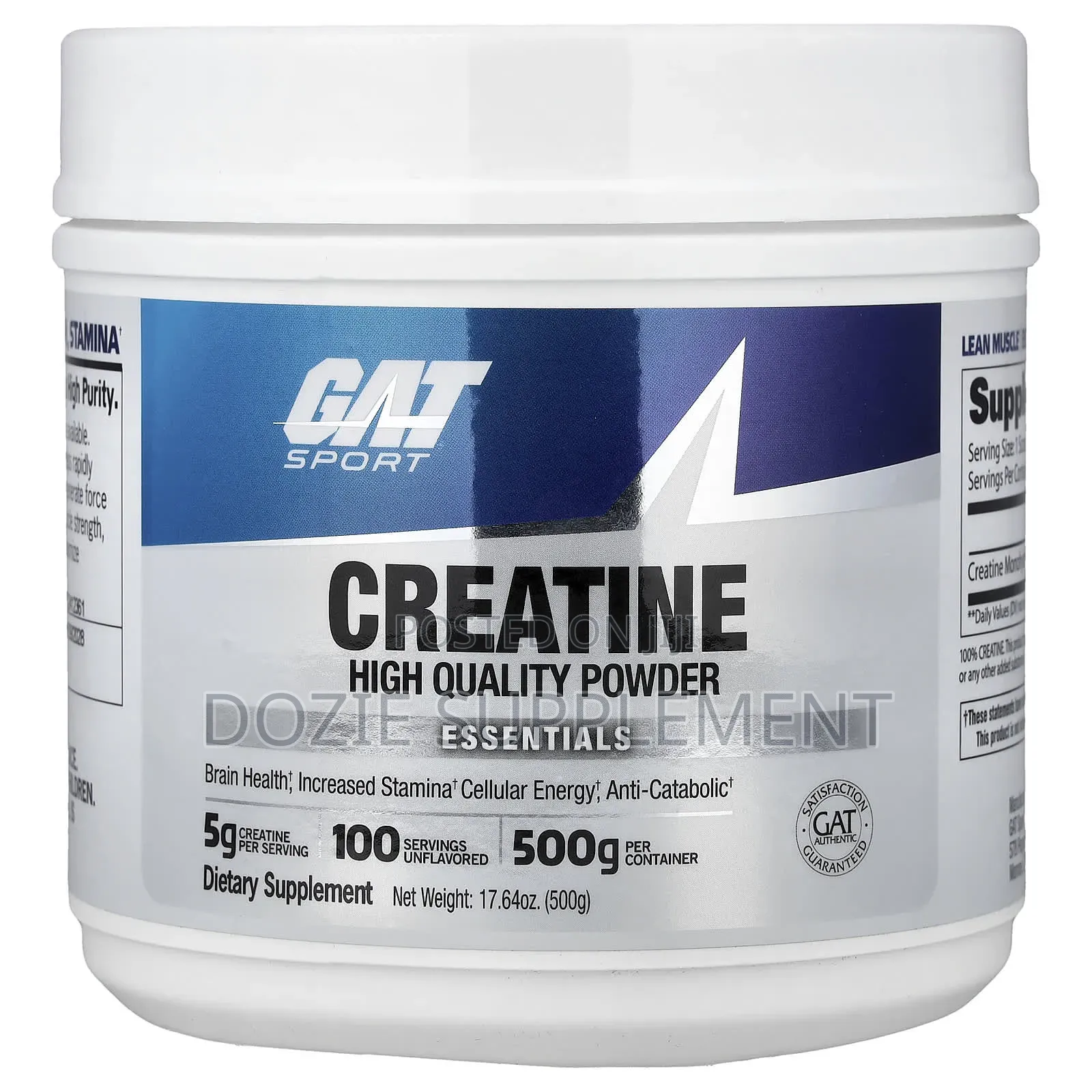 Gat Creatine Monohydrate X 100 Servings