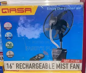 Qasa 16” Rechargeable Mist Cooling Fan