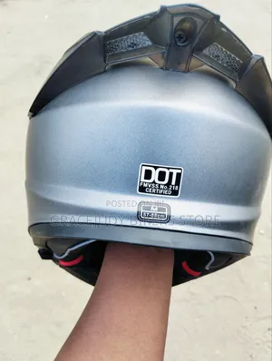 Tinted Visor Open Jaw Helmet