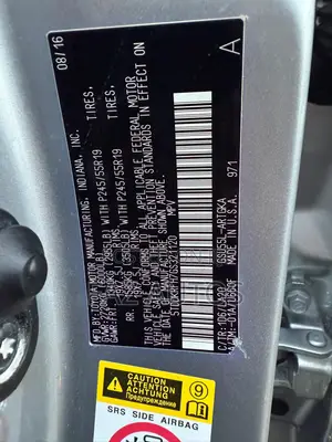 Toyota Highlander Limited V6 4x4 (3.5L 6cyl 6A) 2016 Silver
