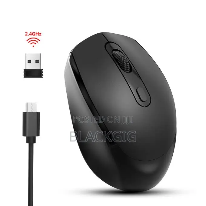 Rechargeable Wireless Mouse Bluetooth + Usb2.4g Original Mouse