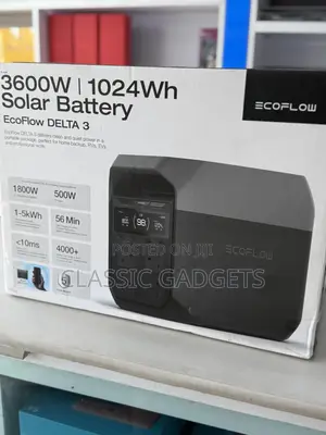Ecoflow Delta 3 Solar Generator / Power Station