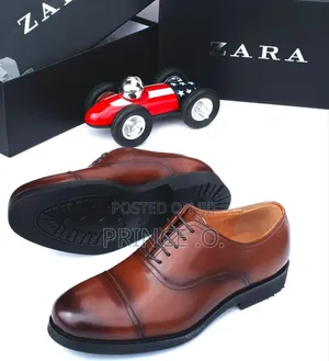 Lace Up Black and Brown Leather Shoes