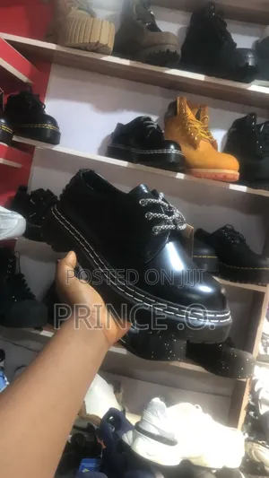 Big Sole Black Doc Martens