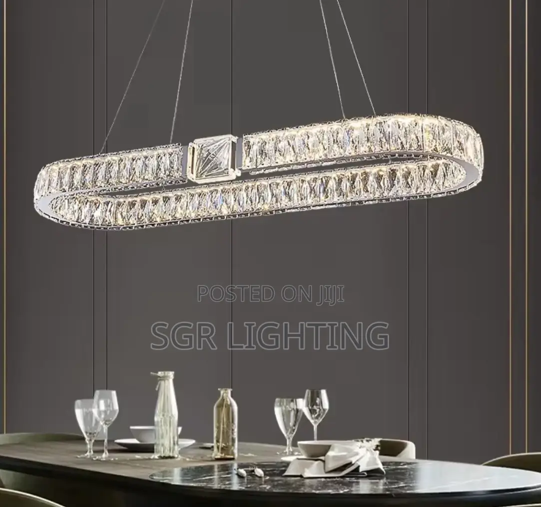 Modern Crystal Chandelier Led Pendant Light