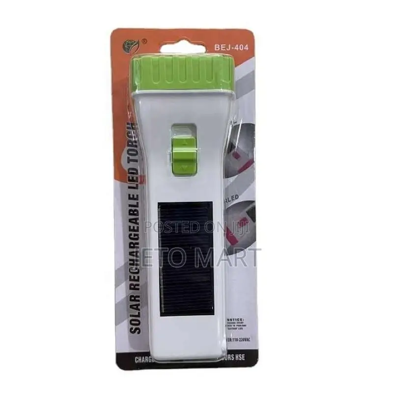 Rechargeable Solar Led Torch Light