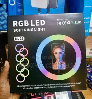Mj26 Rgb Led Soft Ring Light - 10 Inches