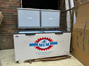 Ae Men Solar Ac/Dc Double Door Frezzer
