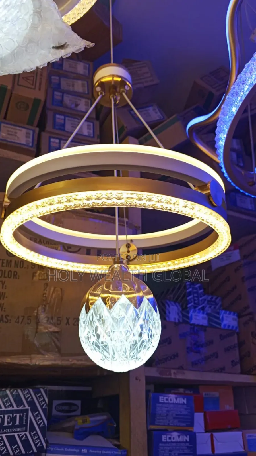 Crystal Home 3 Lights Chandelier