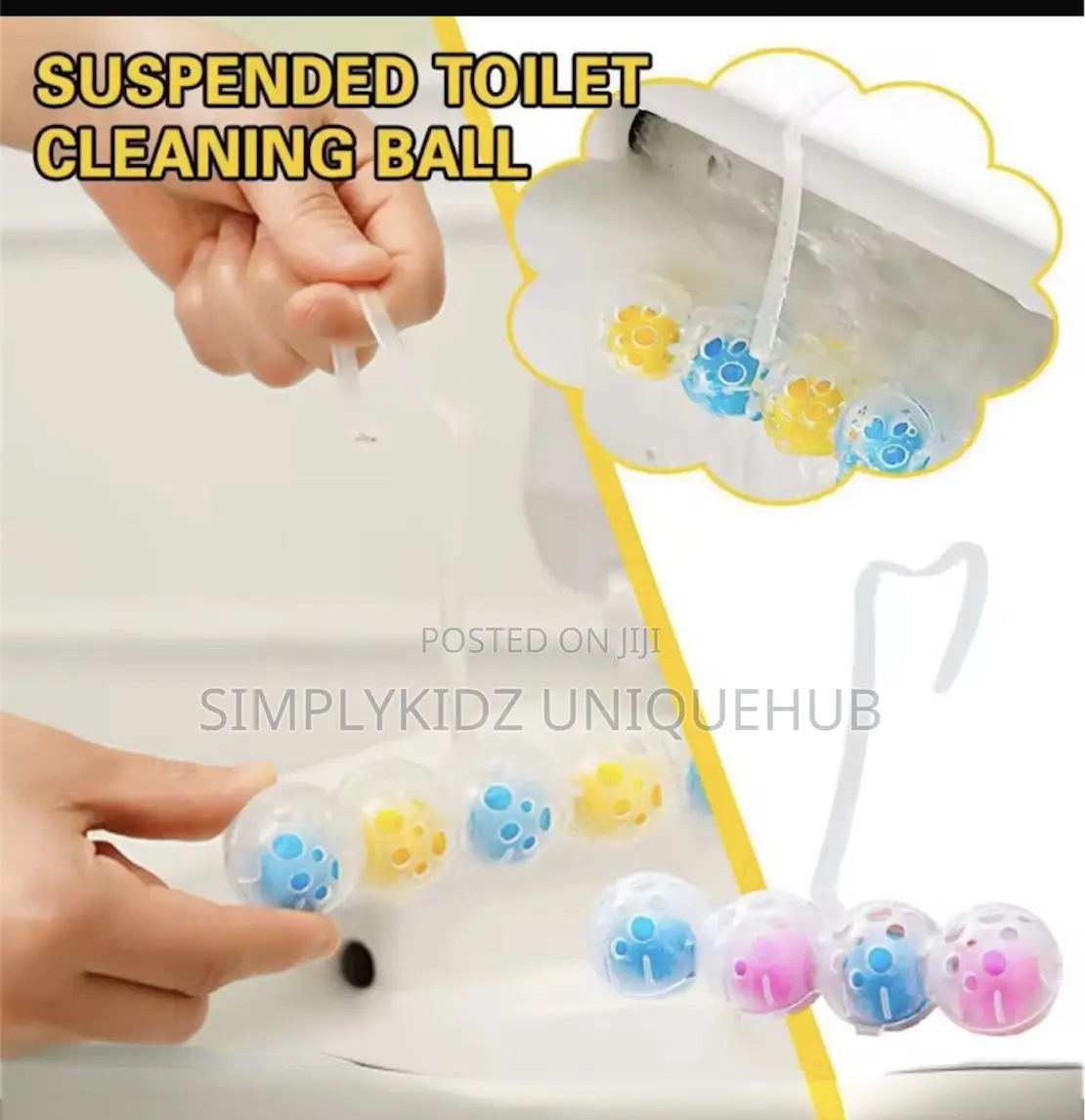 Suspended Cleaning Toilet Balls