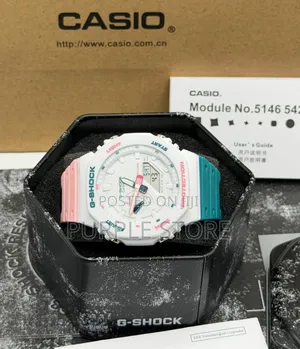 G-Shock Digital and Analog Silicone Strap for Guys Quality Grade
