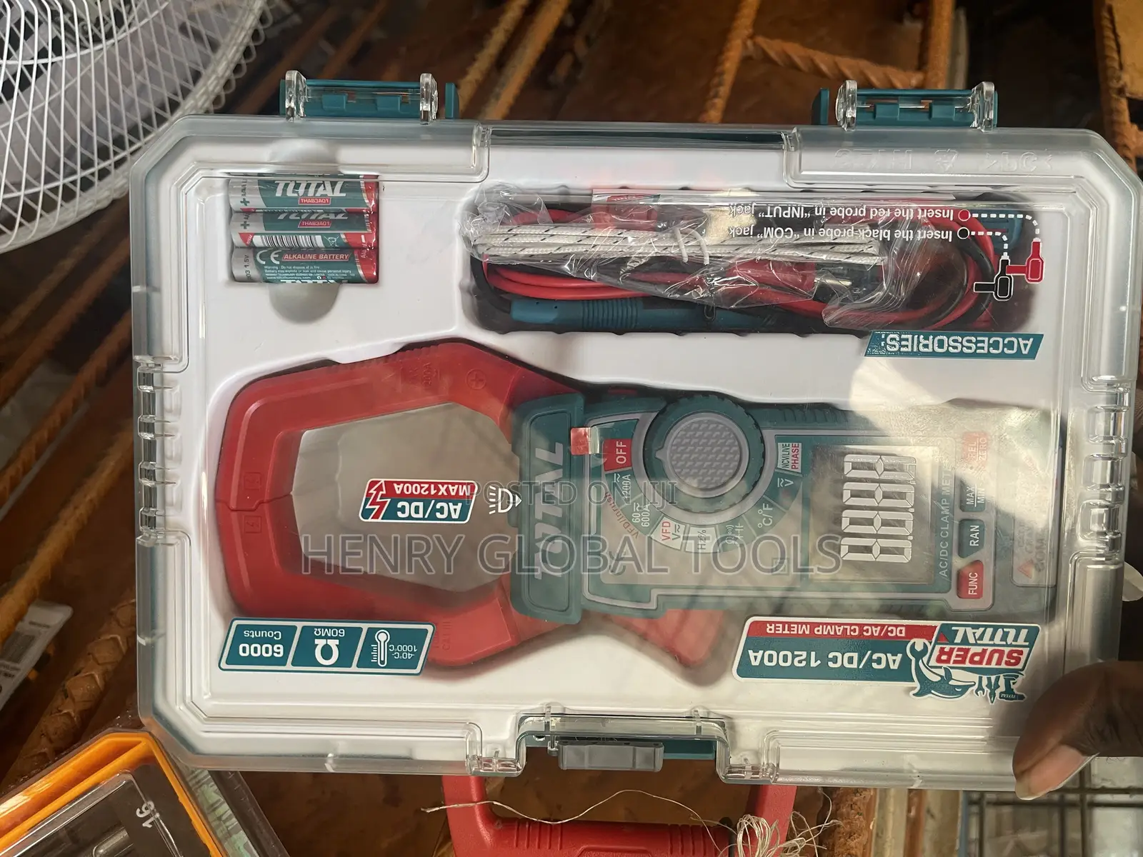 1200w Total Ac/Dc Clamp Meter