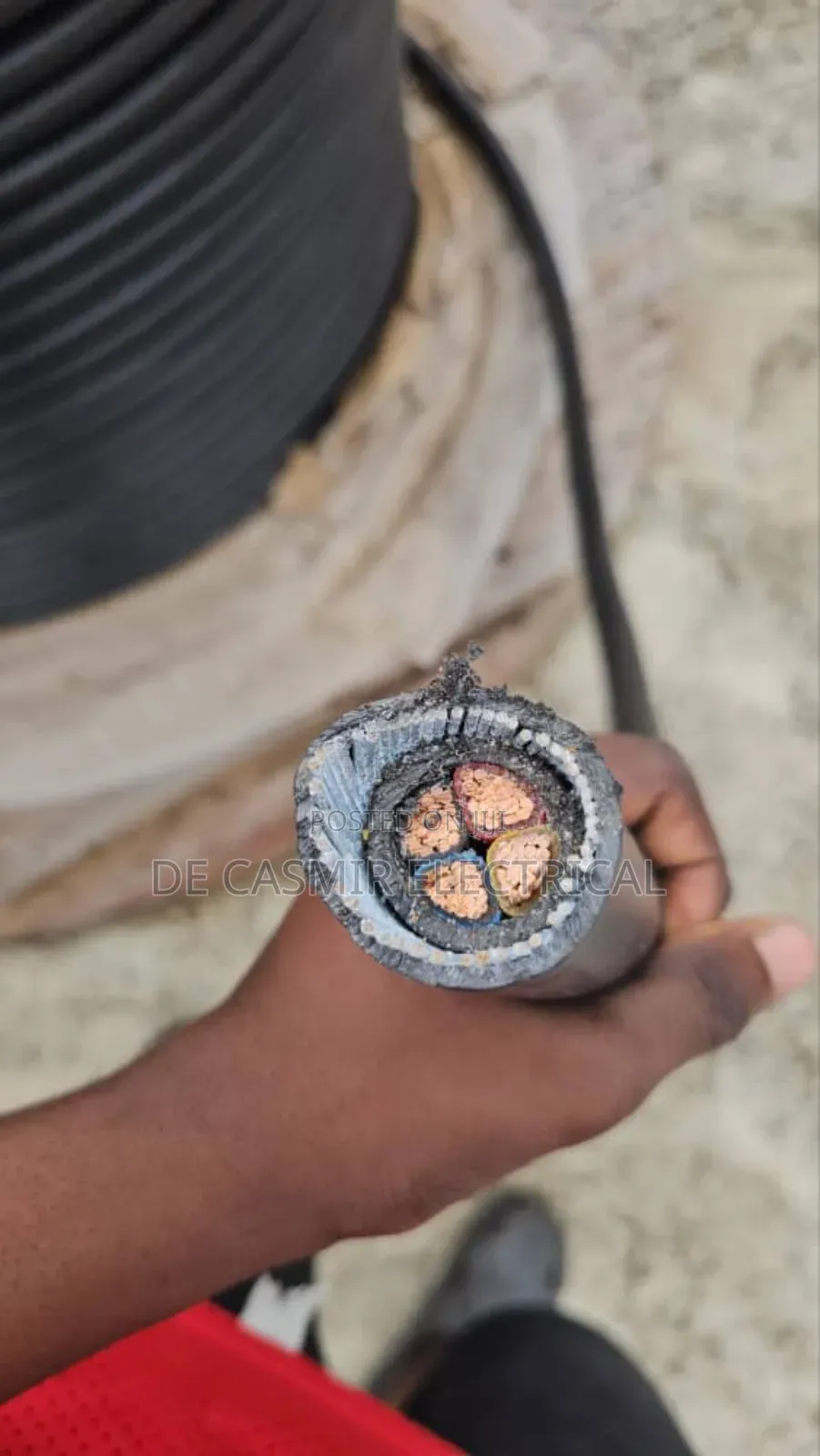 4x35mm2 Armoured Cable
