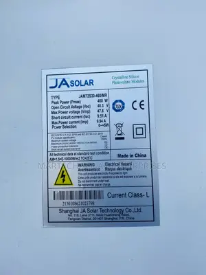 460w Ja Solar Panel With Guarantee