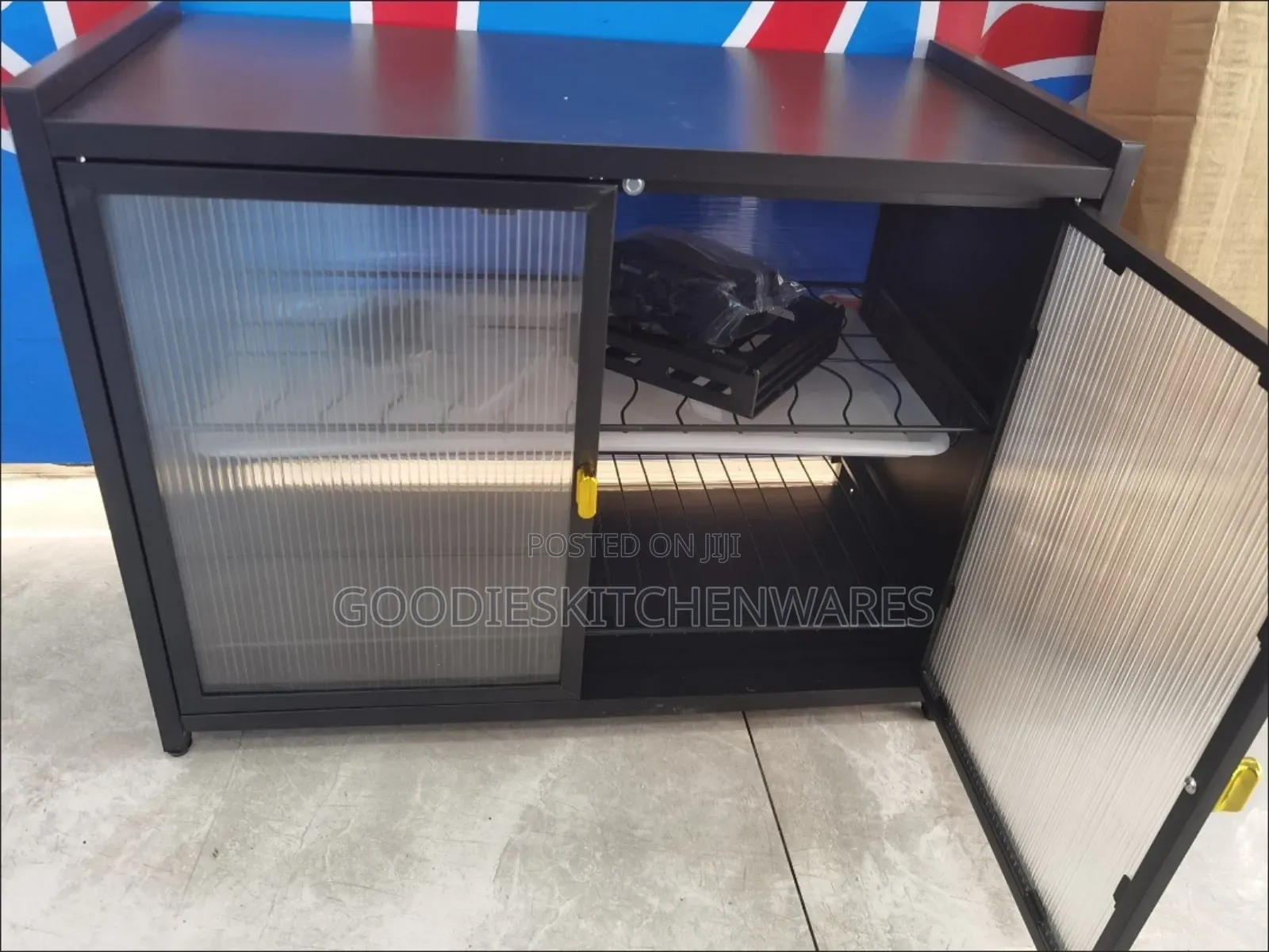 Two Layer Plate Rack and Dish Cabinet Rack