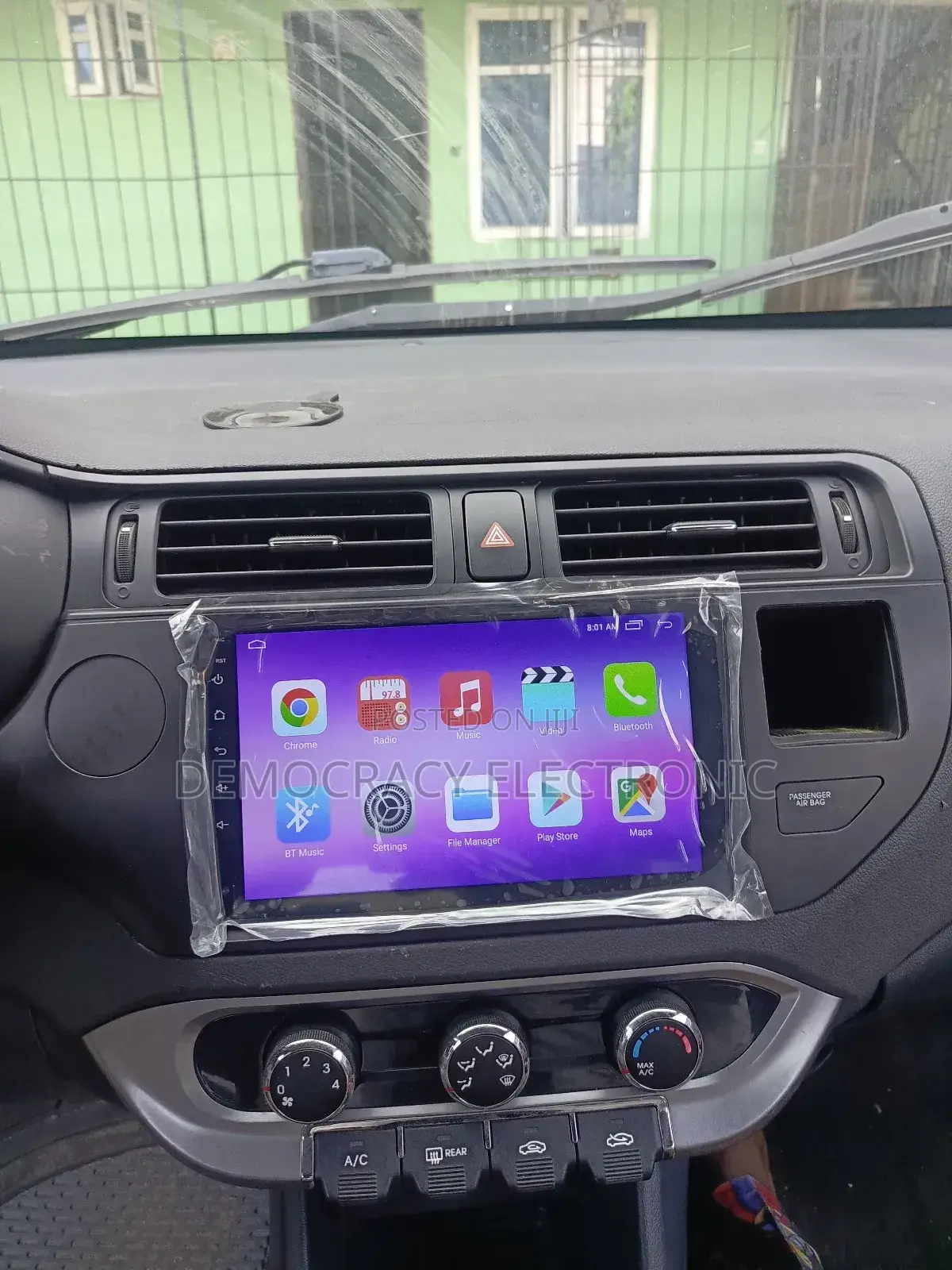 Kia Rio 2013 Android Screen With GPS Navigation System (Map)