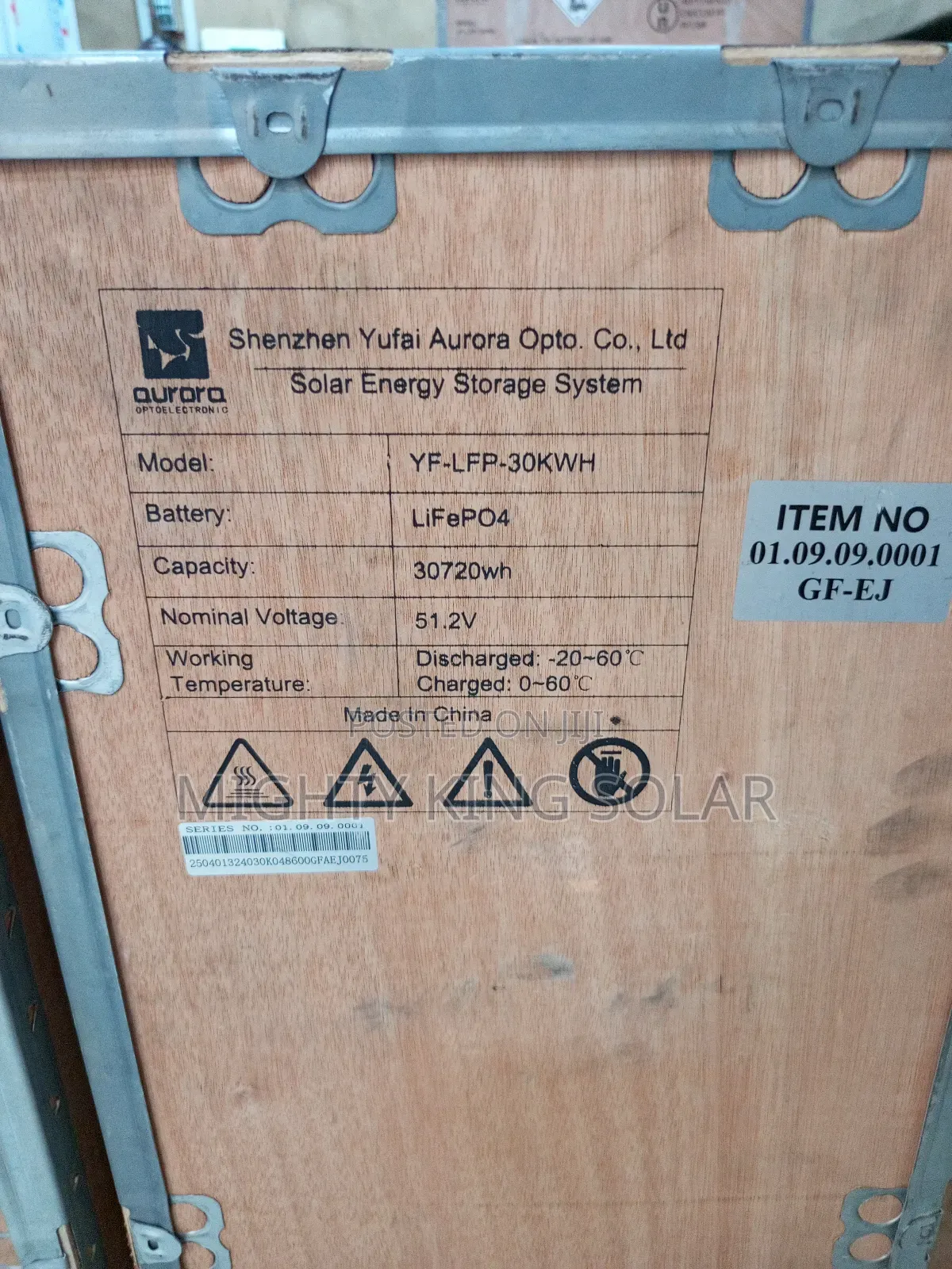 30720kwh Qurora Lithium Iron Battery