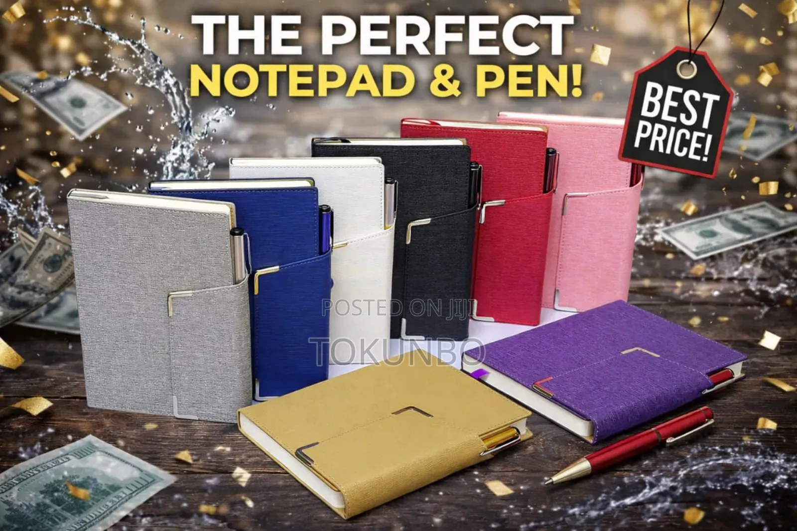 Notebook With Pen Holder