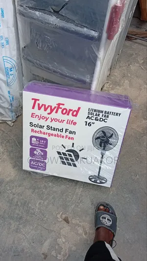 Tvvy Ford Rechargeable Solar Fan