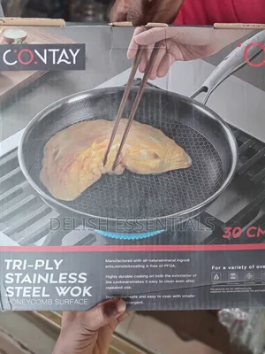 Stainless Steel Wok Pan