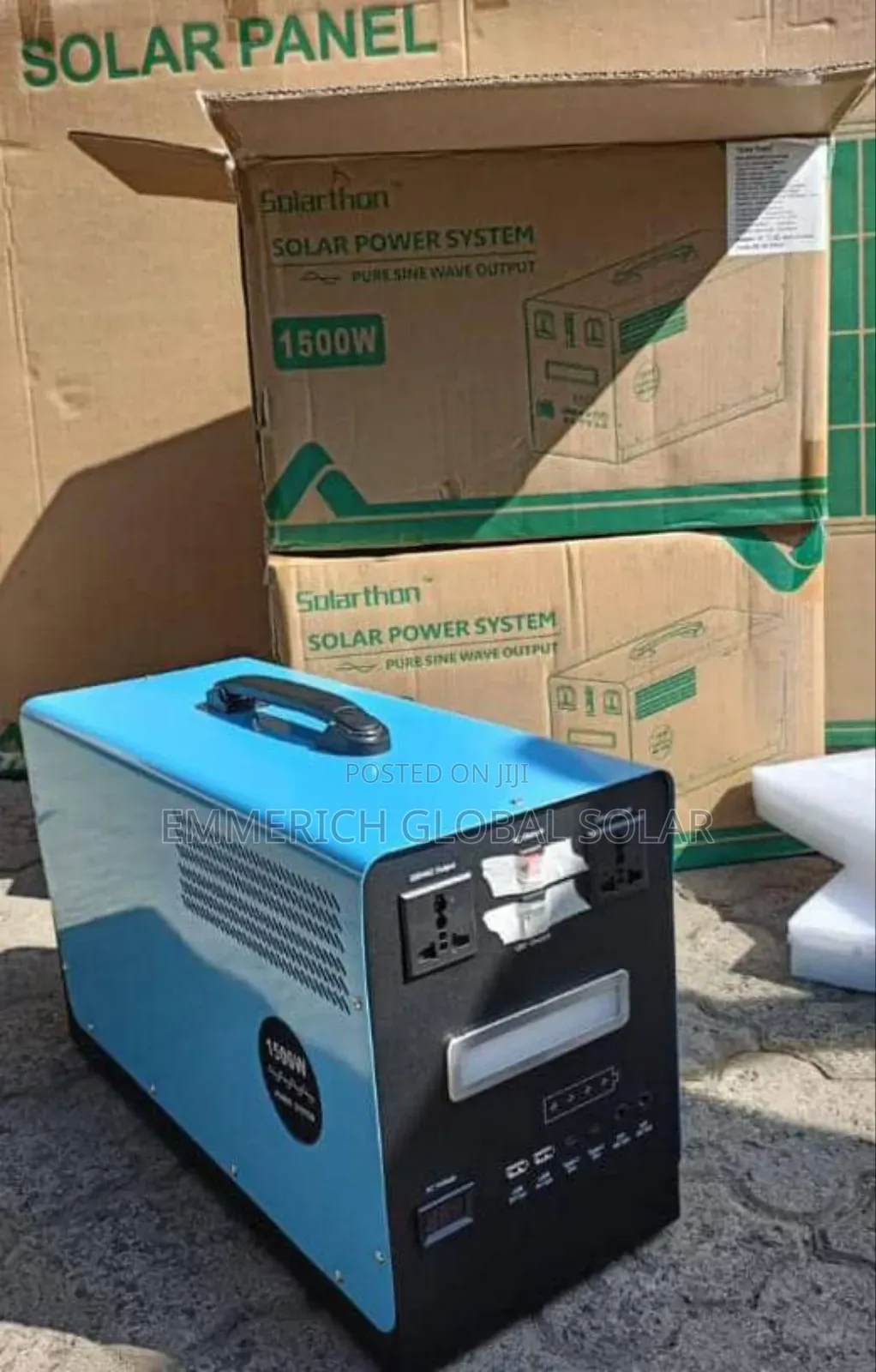 1000watts Solar Generator With Panel and Lithium Battery
