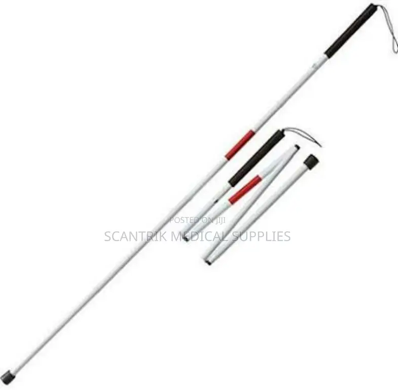 Blind Walking Stick With Reflective Tape