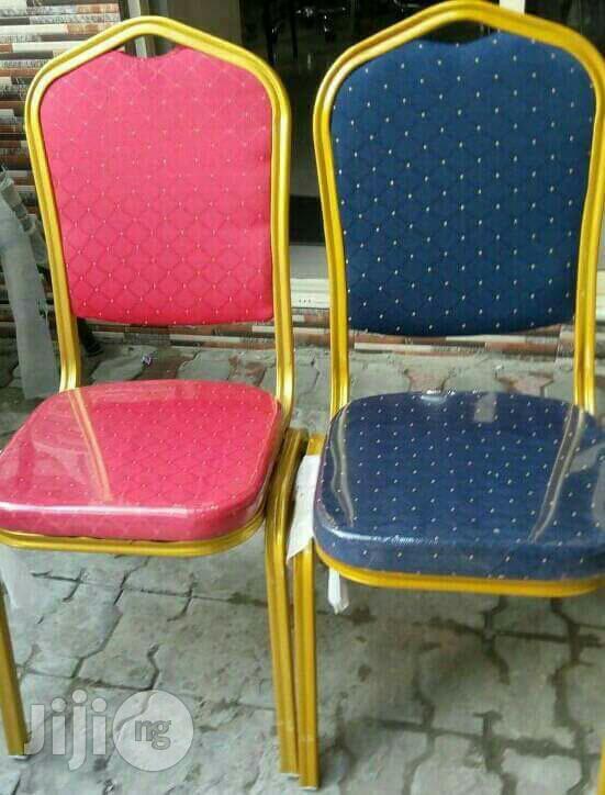 Red and Blue Banquet Chairs