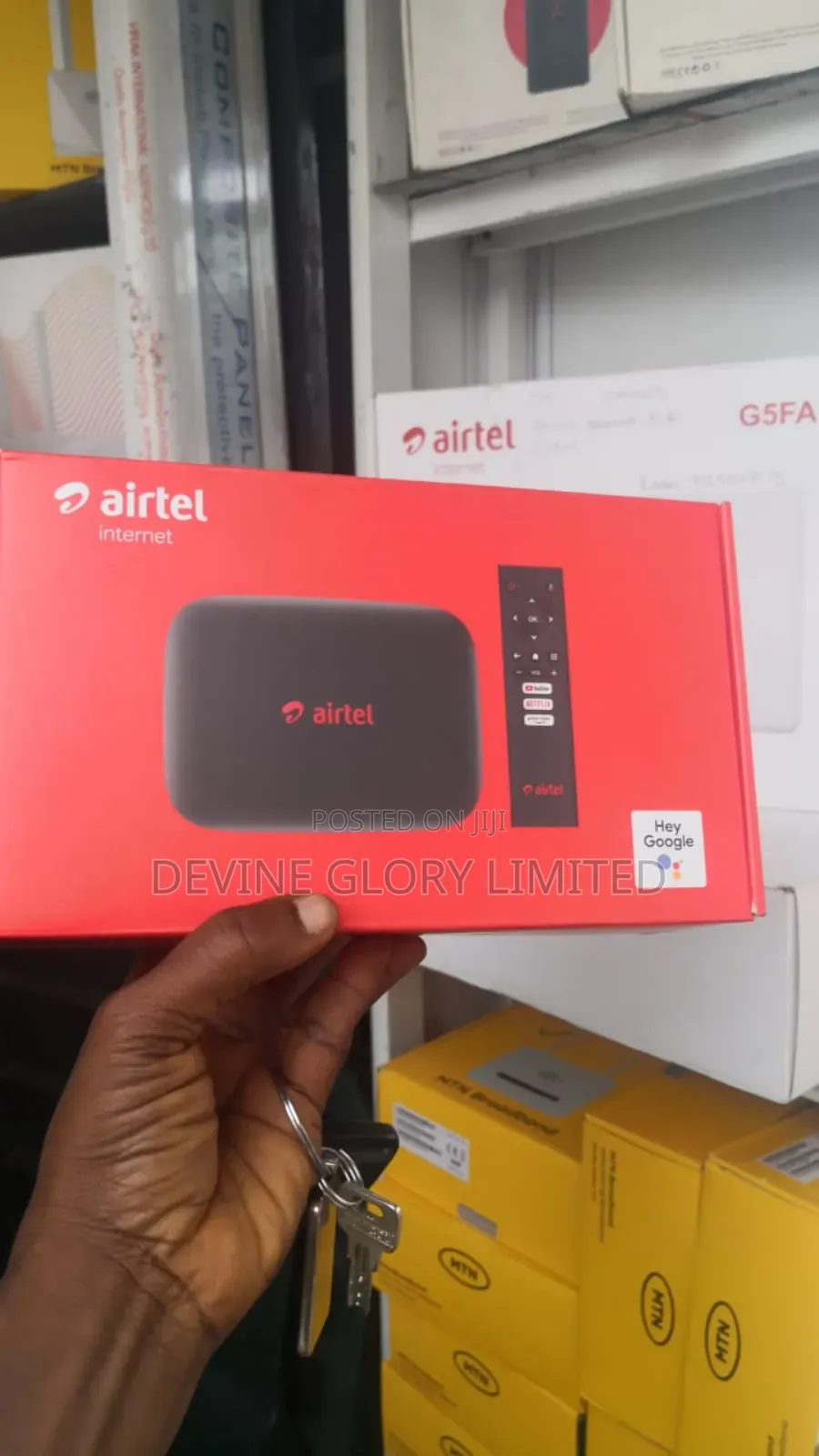 Airtel Android Smart Tv Box With Built-in Wifi Router - Devine Glory ...
