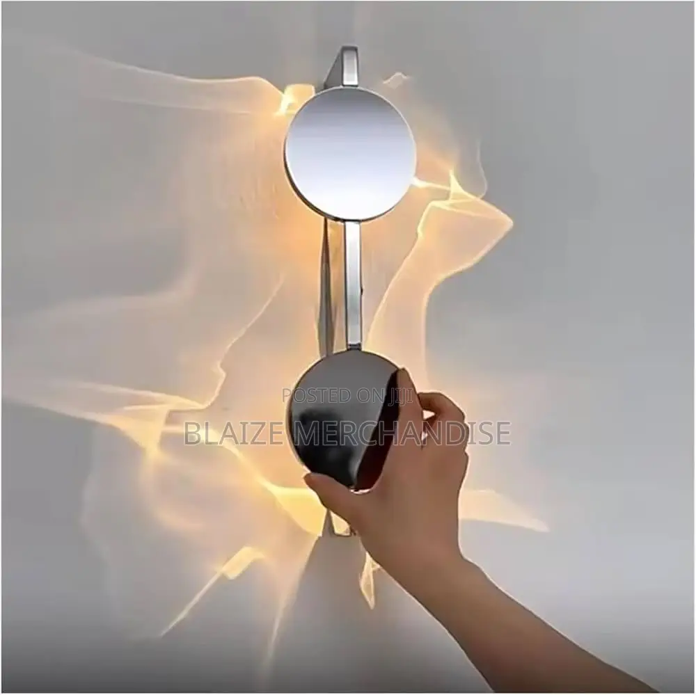Modern Simple Light Shadow , Rotatable Corrugated Led Wall Light