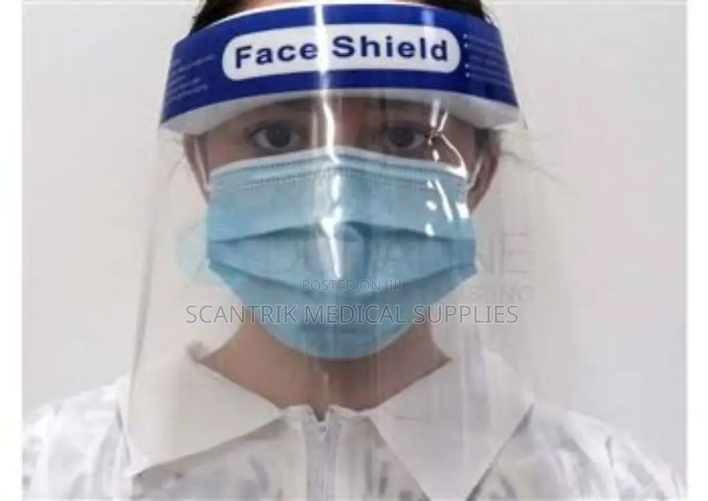 Padded Face Shield With Elastic Headband