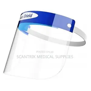 Clear Visor Face Shield With Padded Headband – Safety Comfort
