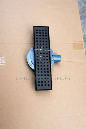 30cm Matt Black Side Floor Drain High Quality