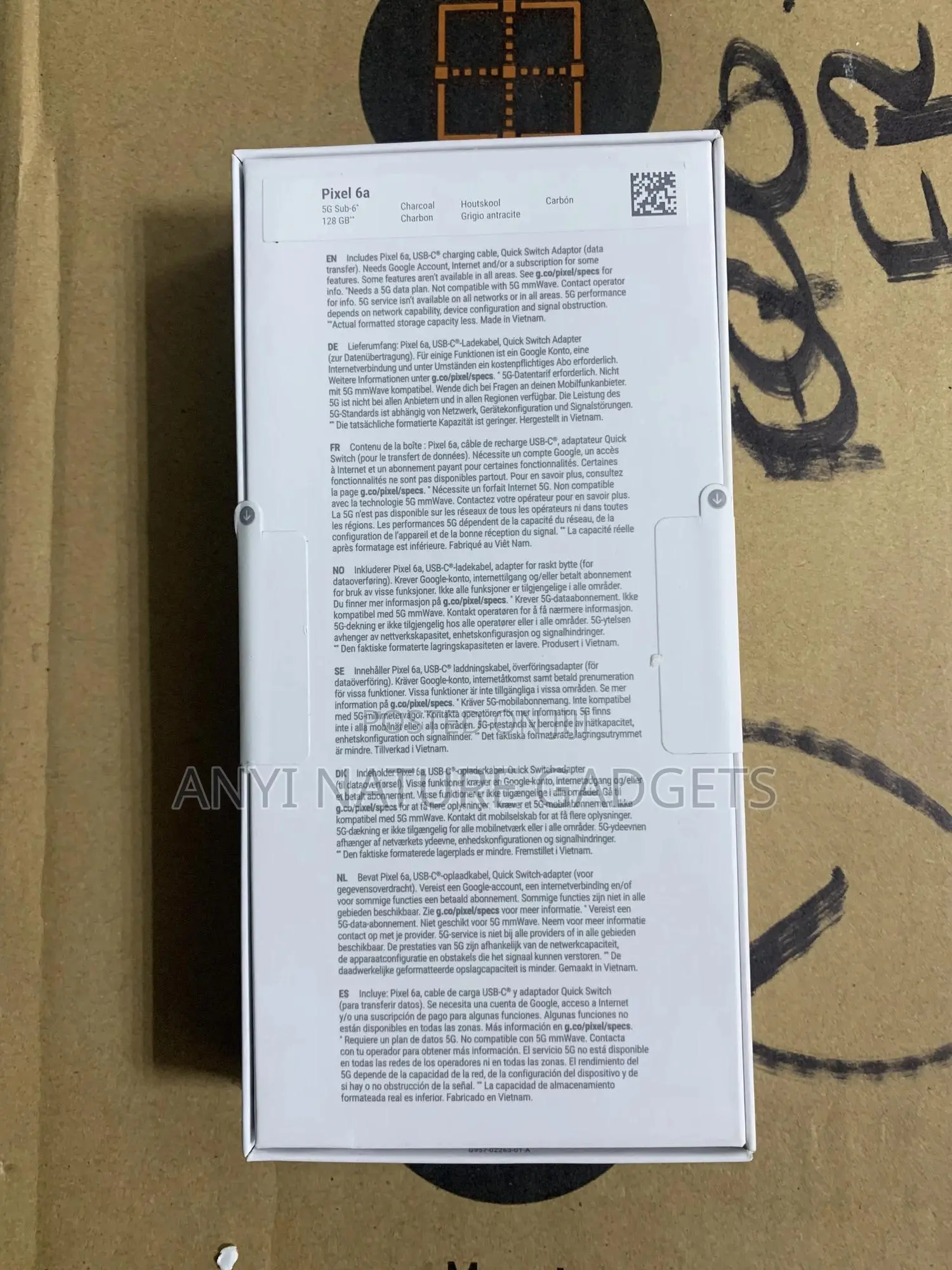 New Google Pixel 6a 128 GB Gray