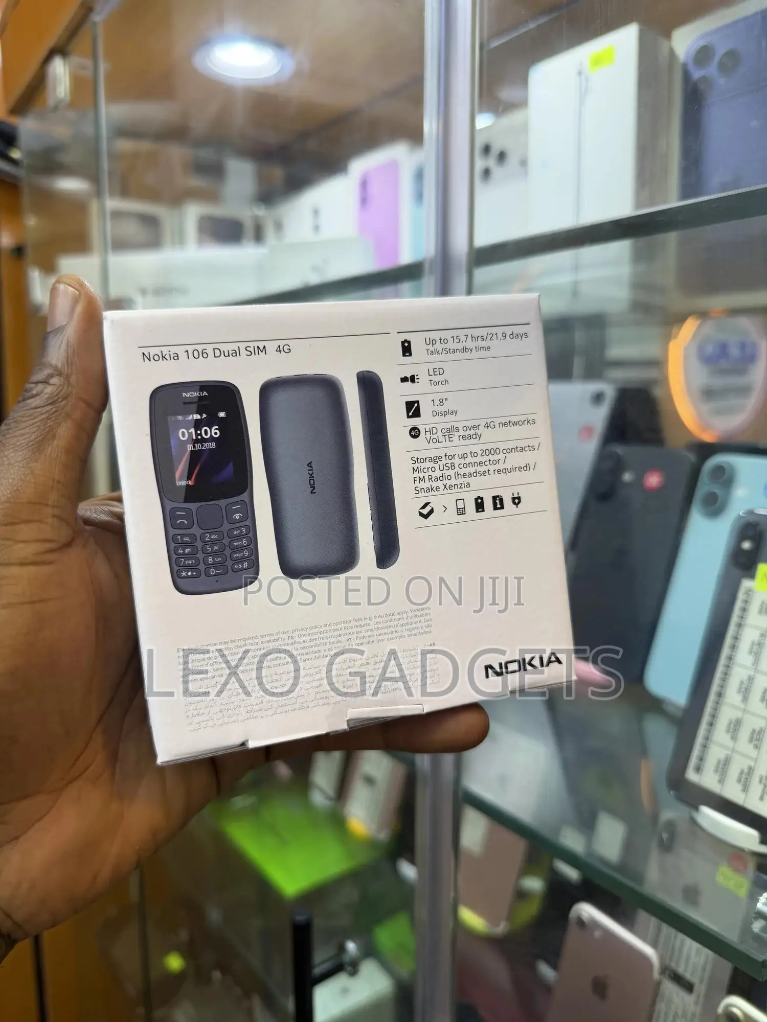 New Nokia 106 Black