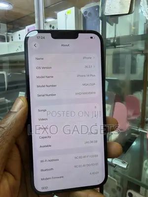 Apple iPhone 14 Plus 256 GB Black