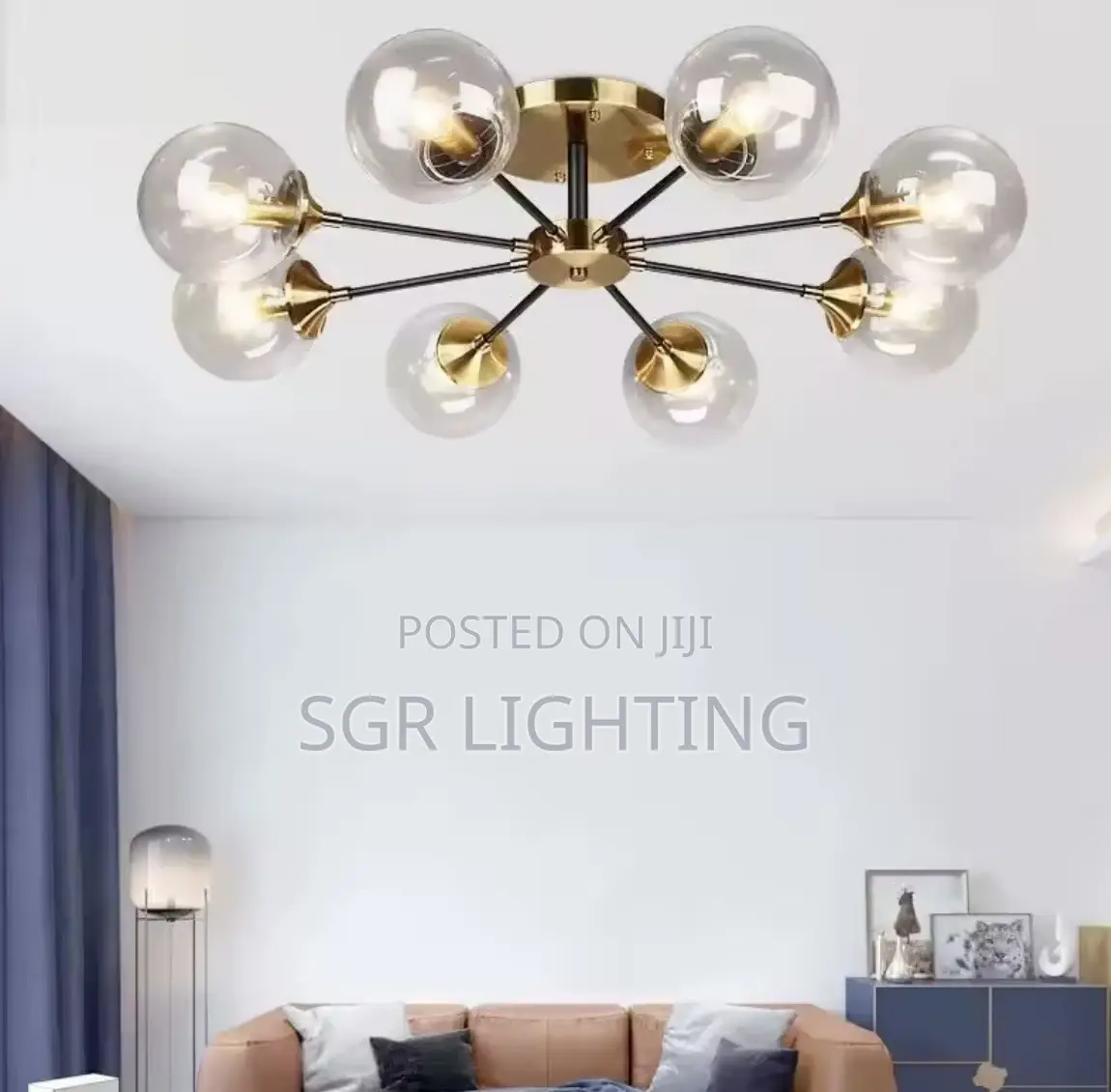Led Ceiling Lamp Restaurant Bubble Glass Flower Led Pendant Light