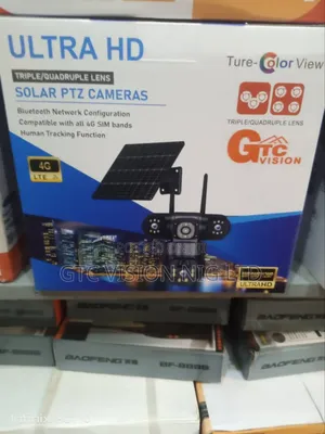 Ultra Hd Solar PTZ 4 Lens Cameras GTC Vision