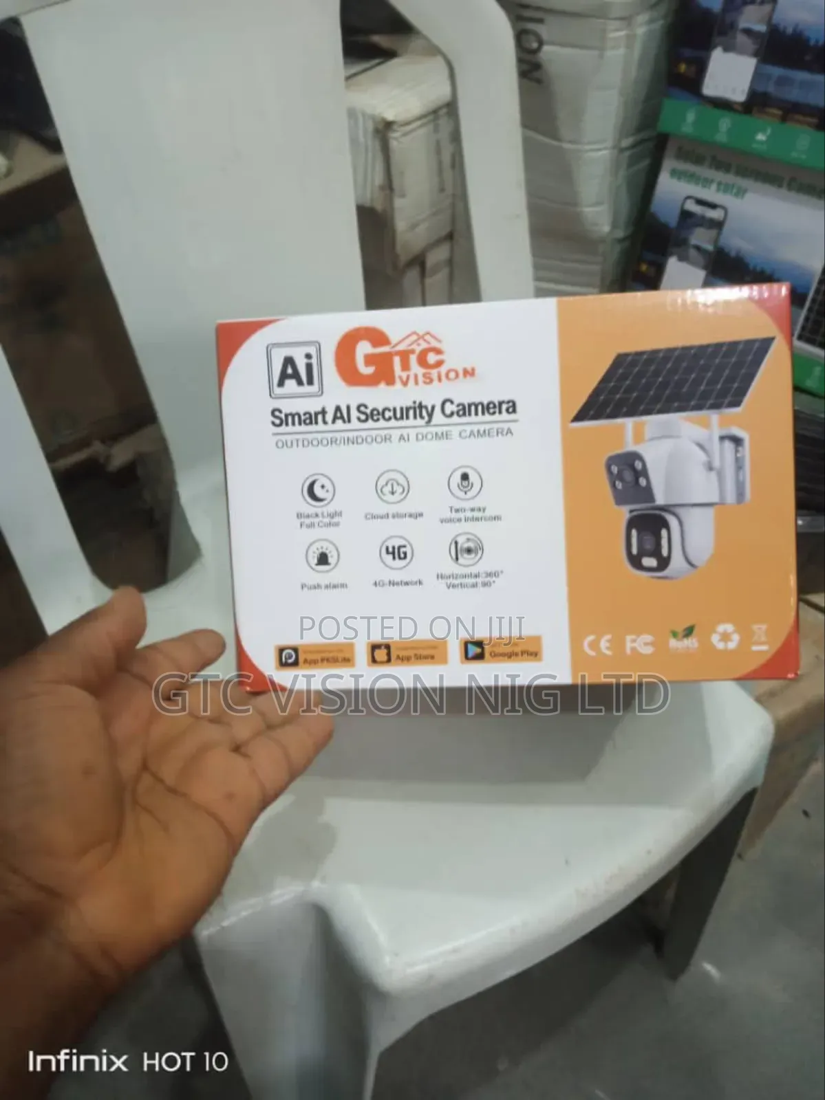 Double Lens GTC Vision Smart Ai Security Camera