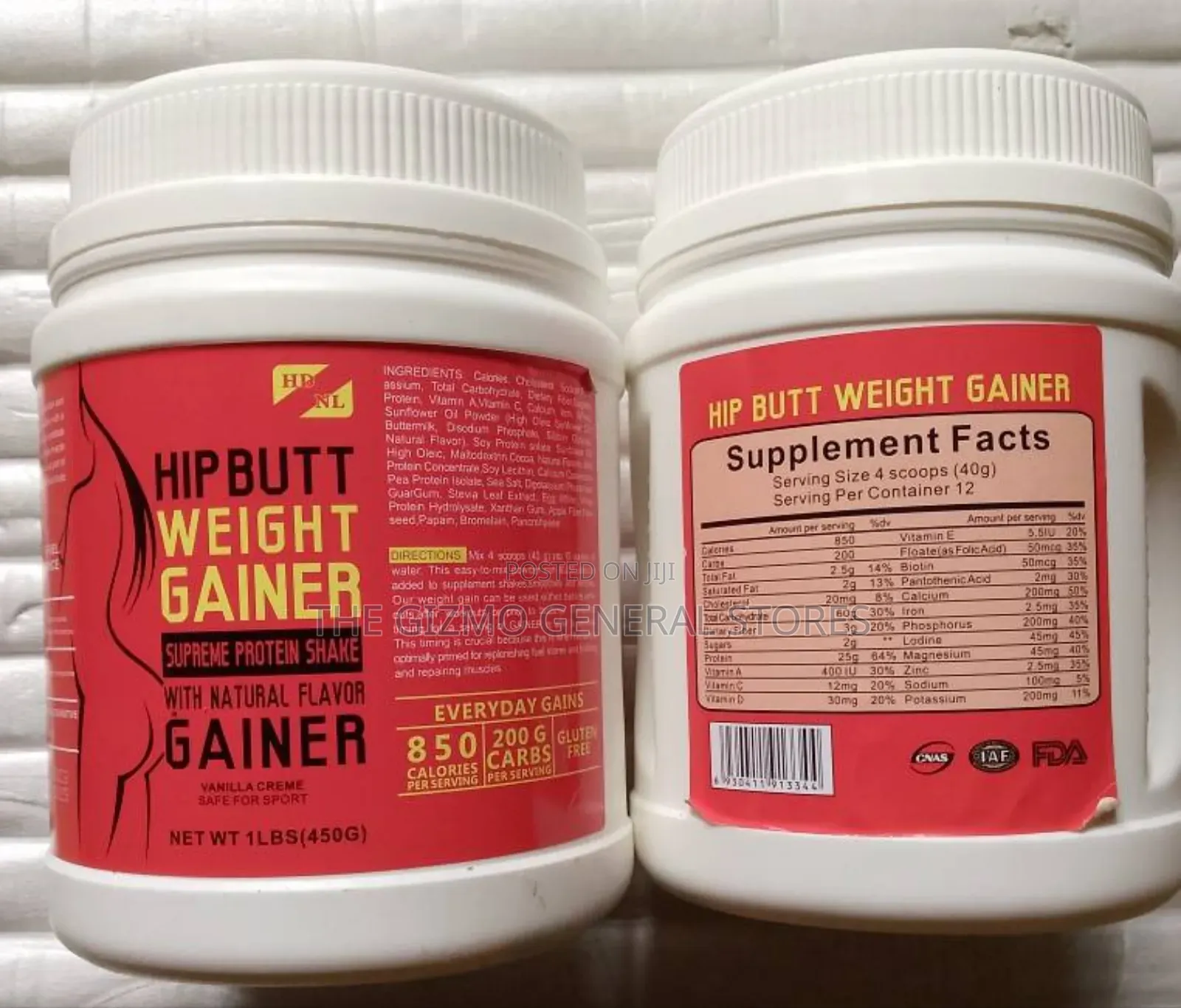 Hip Butt Weight Gainer Powder
