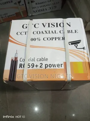 GTC Vision CCTV Coaxial Cable 100% Copper