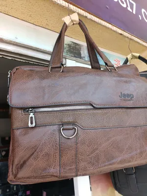 Jeep Leather Handle Bag