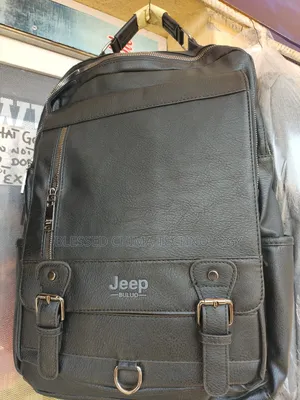 Jeep Leather Backpack Bag