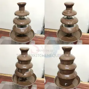 Commercial Chocolate Fountain Machine (Stainless Steel 4 Tier)