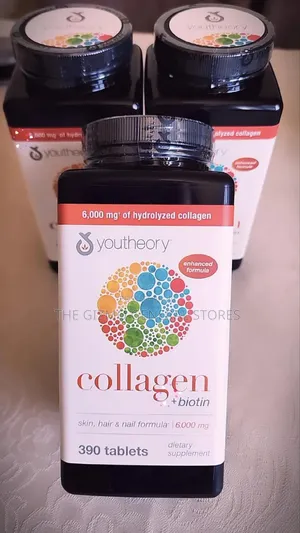 Youtheory Collagen Plus Biotin, 390 Tablets
