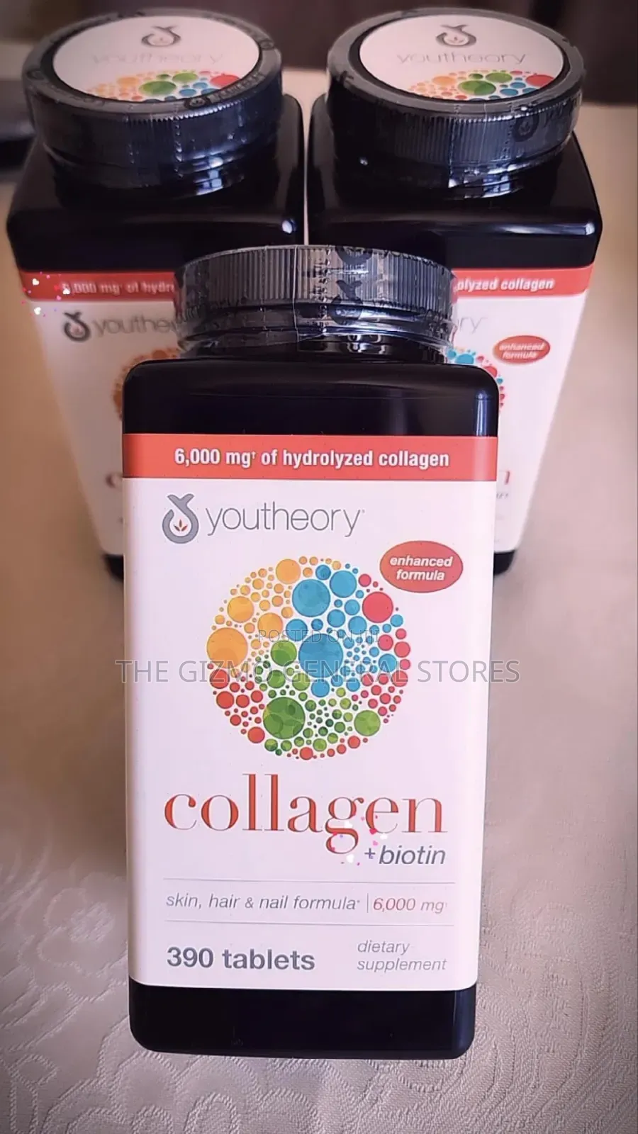 Youtheory Collagen Plus Biotin, 390 Tablets