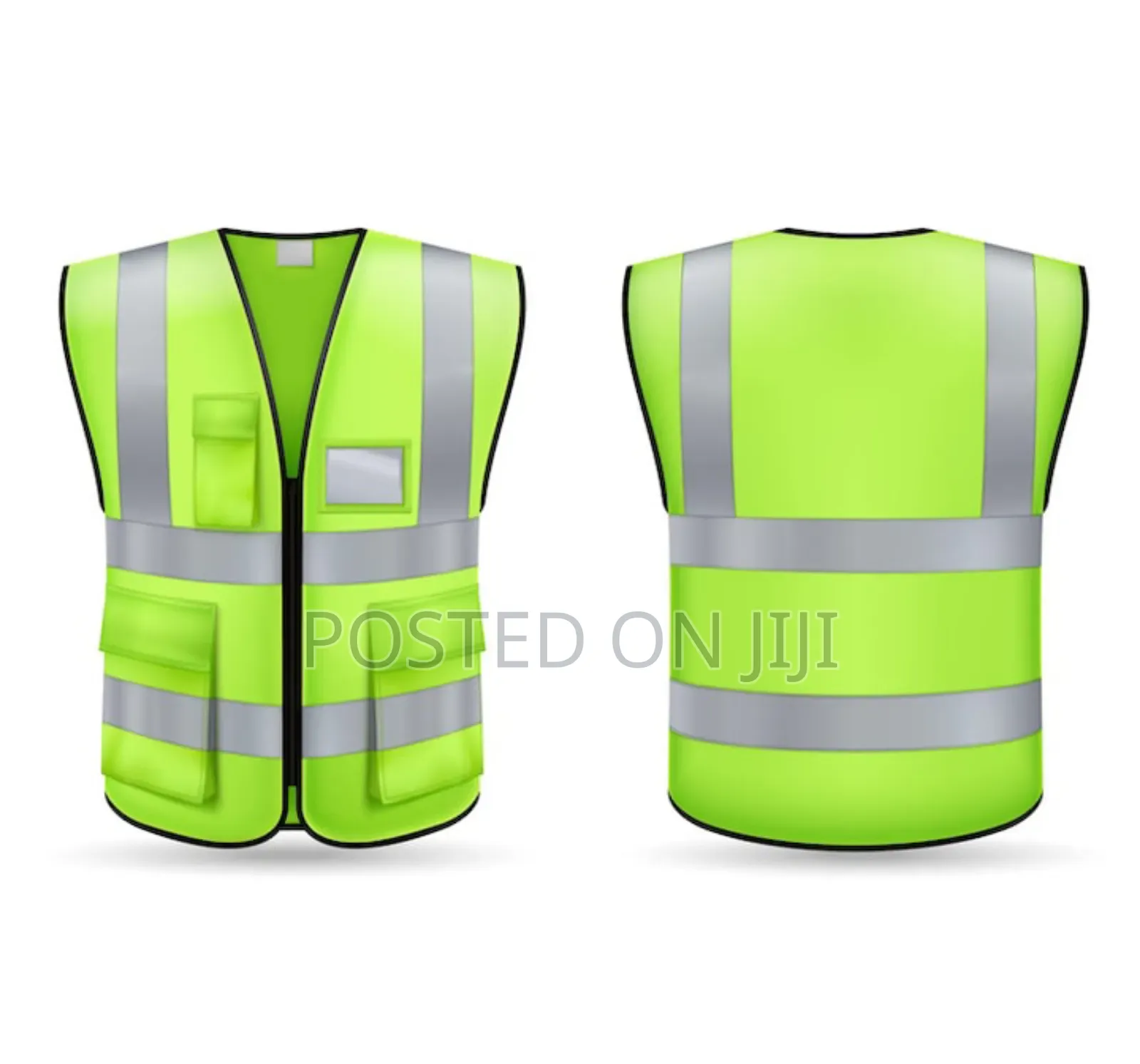Reflective Jacket With Pockets