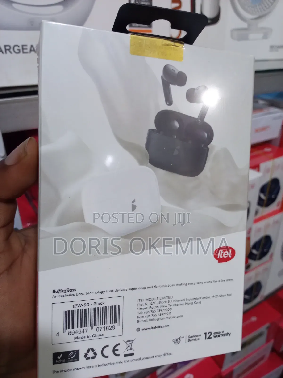 Itel Budsair 5 True Wireless – 13.2mm Bass Boost, 36h Ai Translation