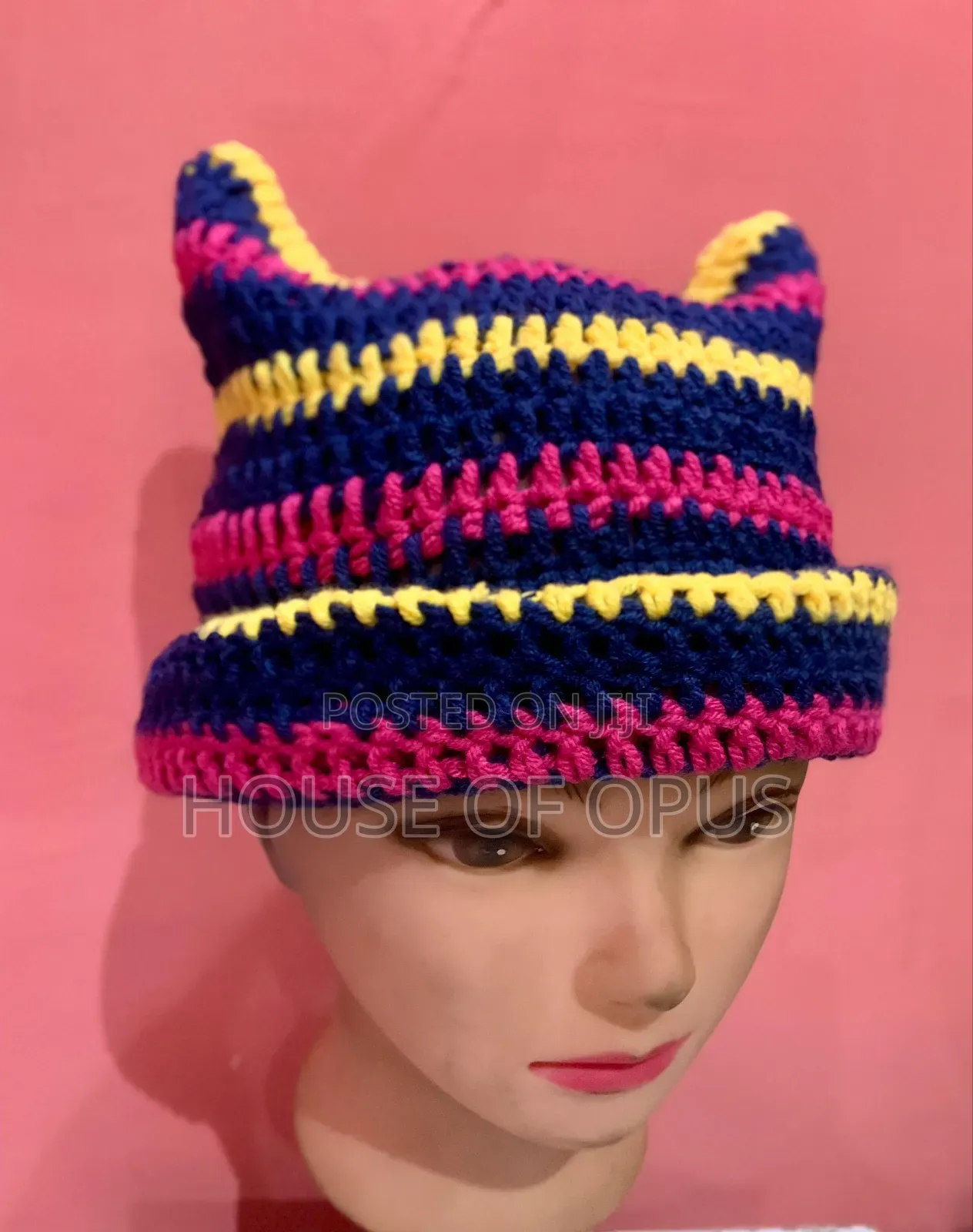 Crochet Cat Beanie